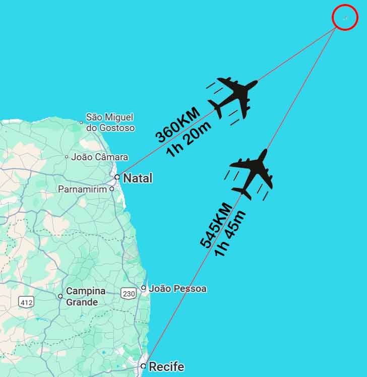 Natal ou Recife a Fernando de Noronha